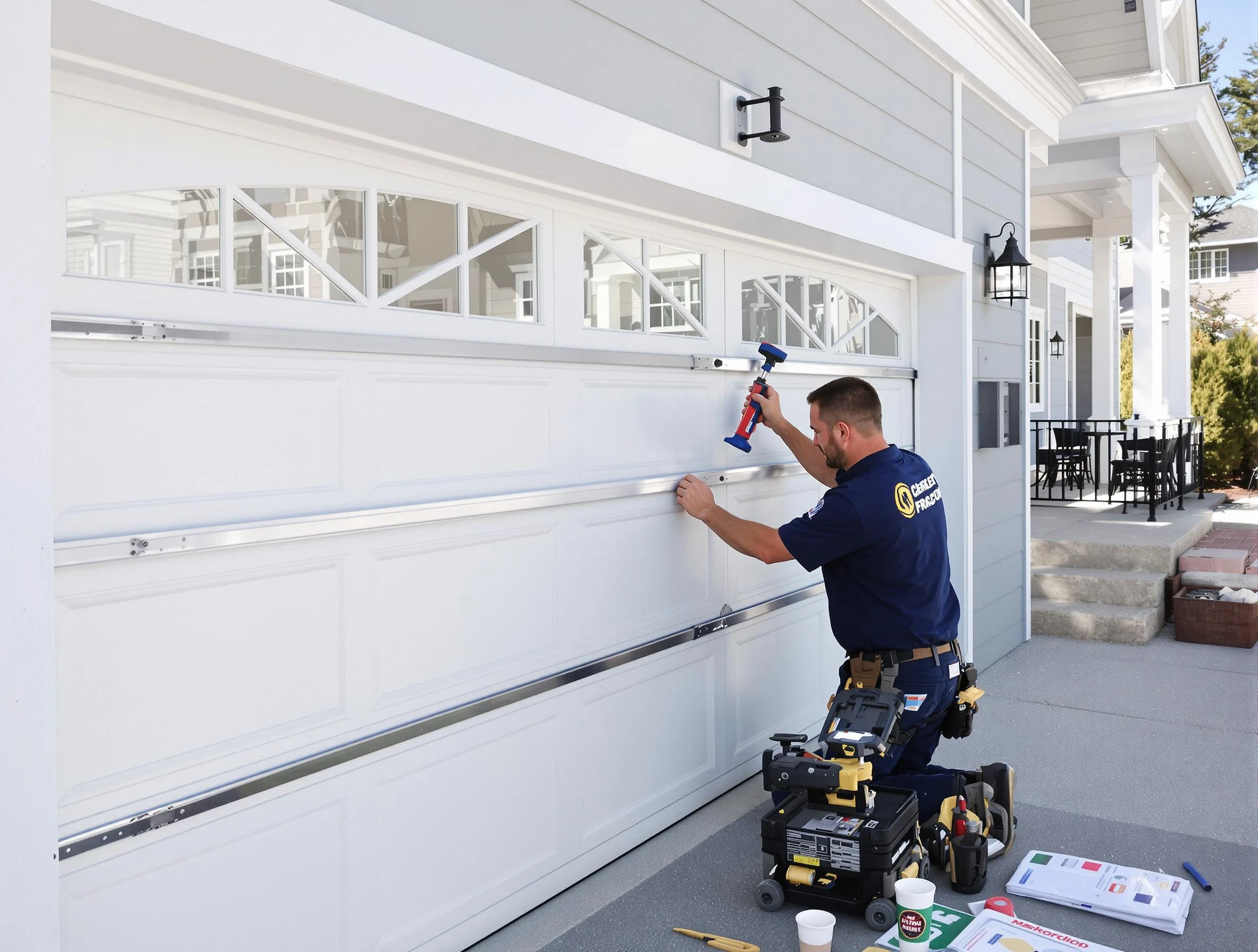 Professional garage door installation by Round Rock Garage Door Repair in Round Rock