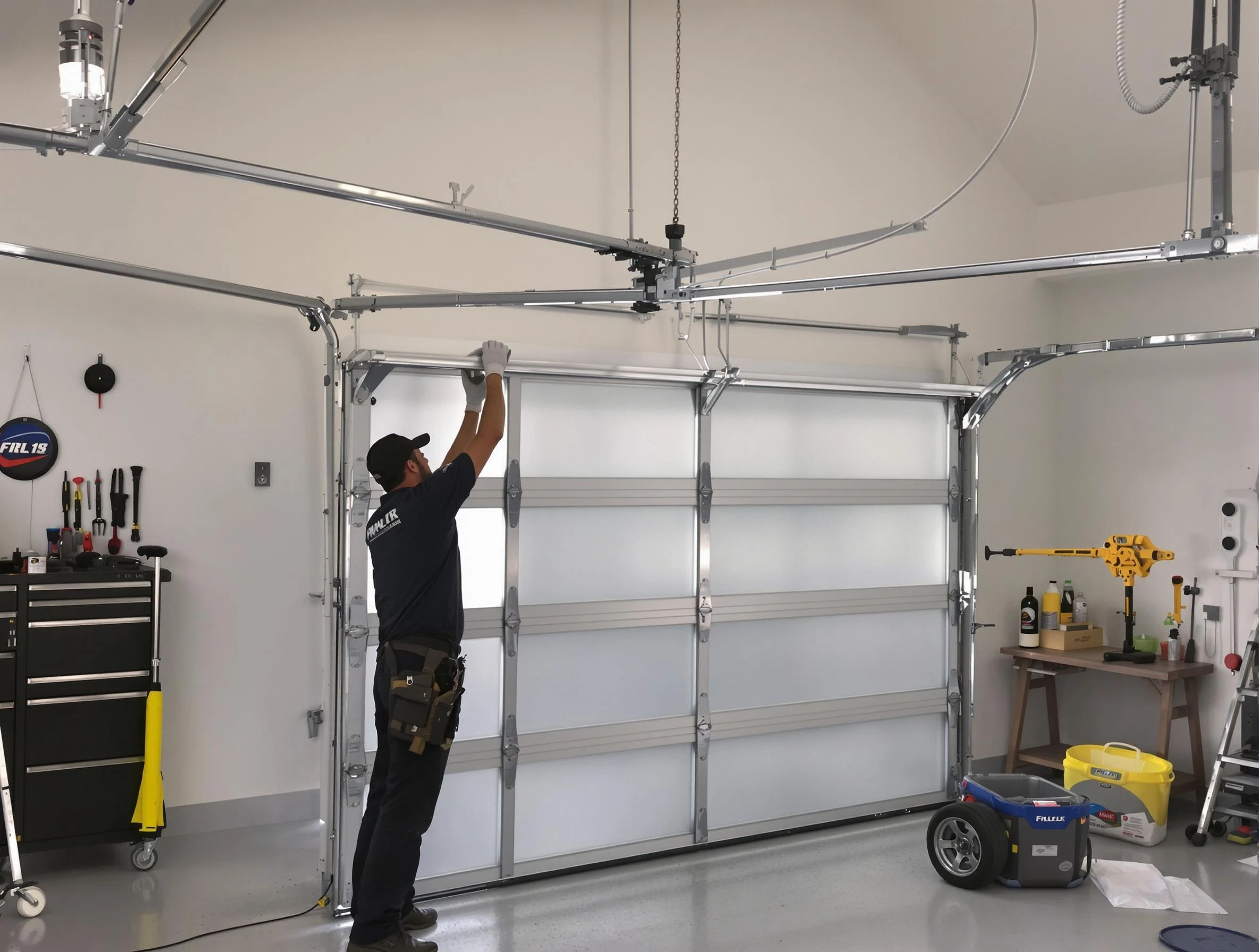 Round Rock Garage Door Repair certified team performing precision garage door installation in Round Rock