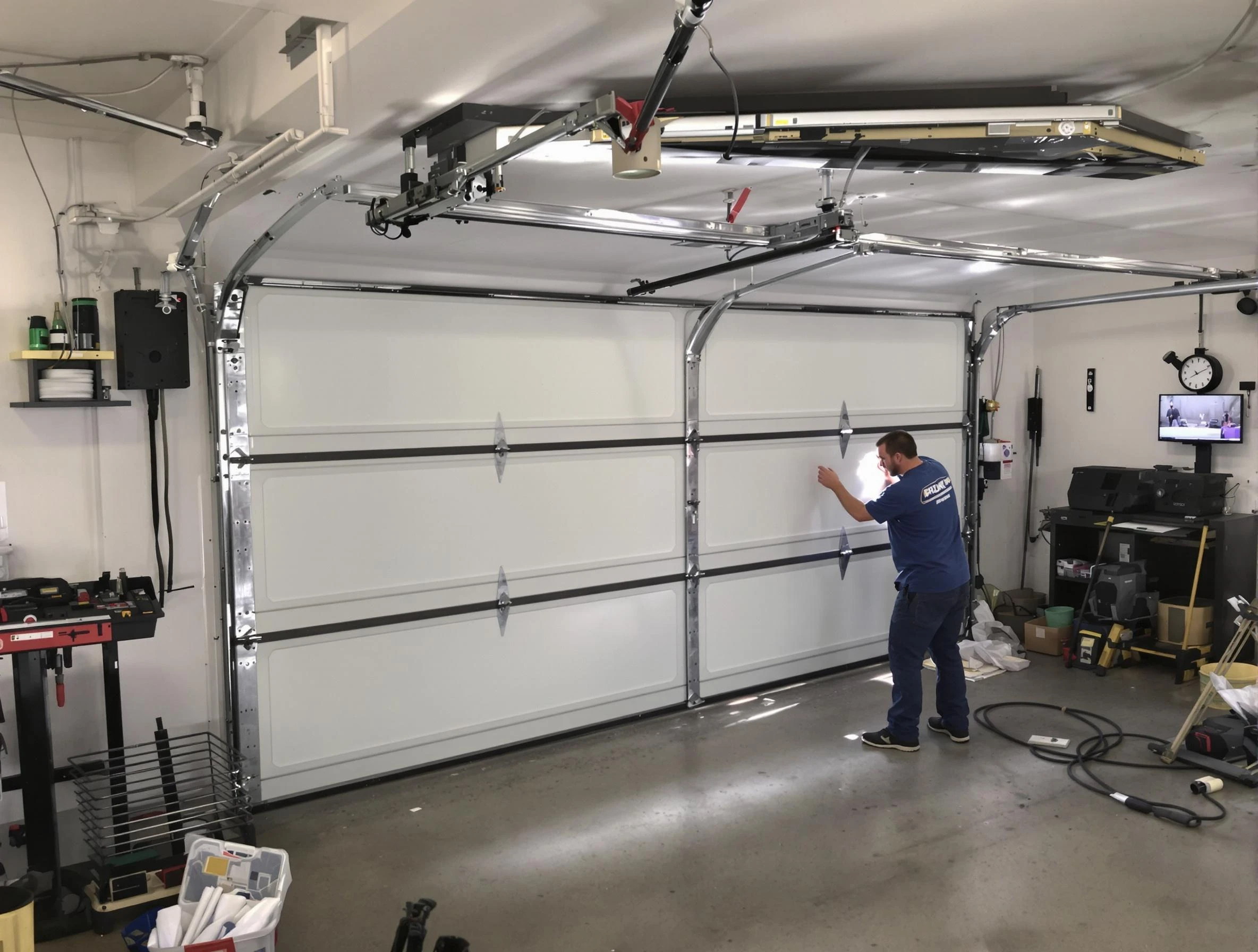 Professional garage door repair service by Round Rock Garage Door Repair in Round Rock